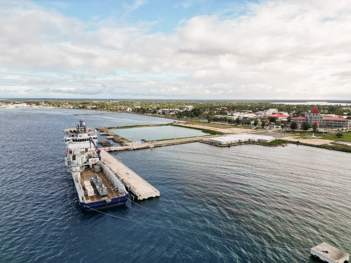 South pacific port infrastructure