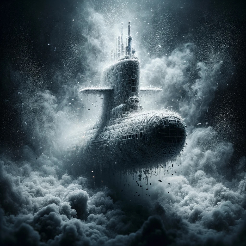 AUKUSsubprogramisopaque a submarine made from smoke