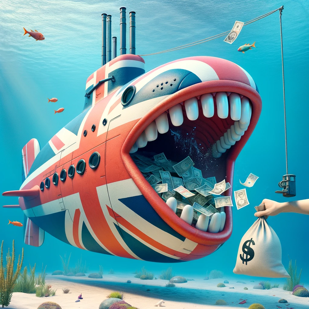 SSN AUKUS eating cash