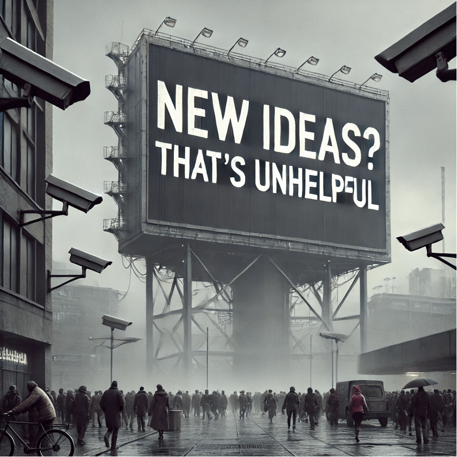 NewIdeasunhelpfulsmall New Ideas? Unhelpful.