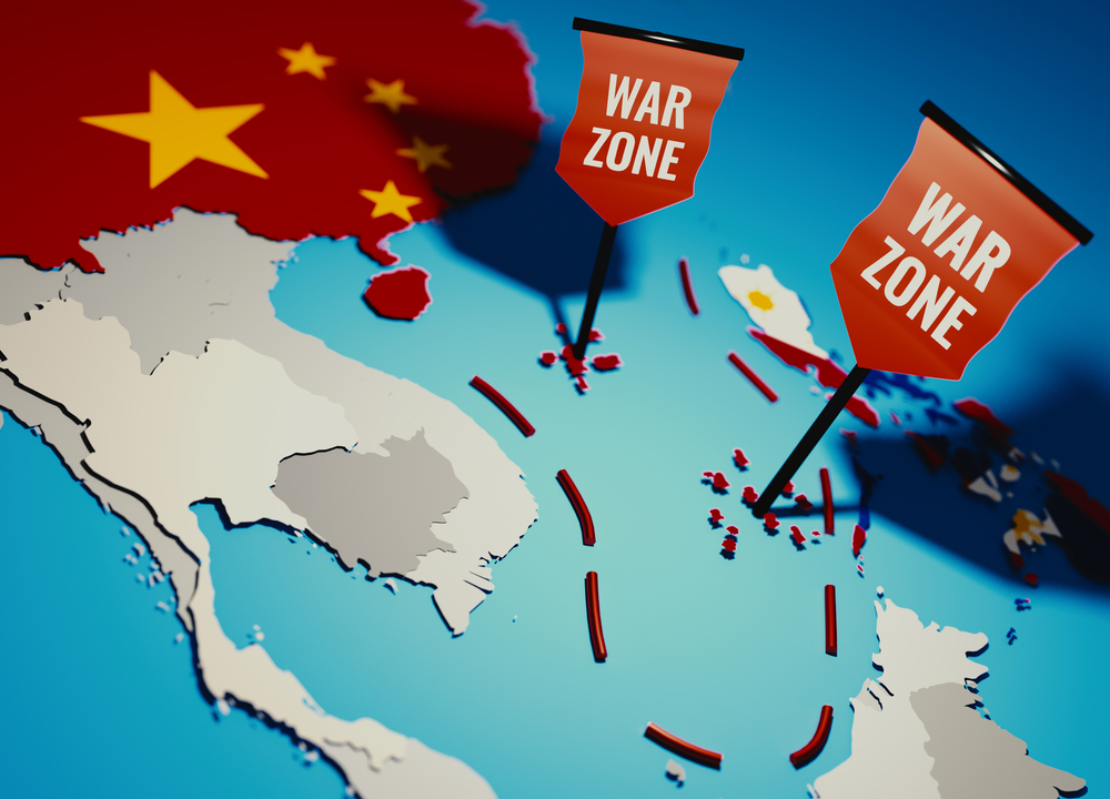 South,China,Sea,Conflict,Between,China,And,Philippines,Over,Spratly
