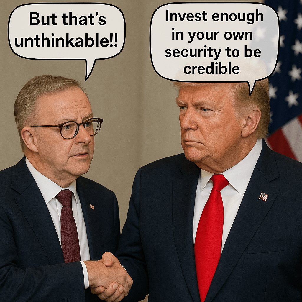 Albanese Trump on unthinkables