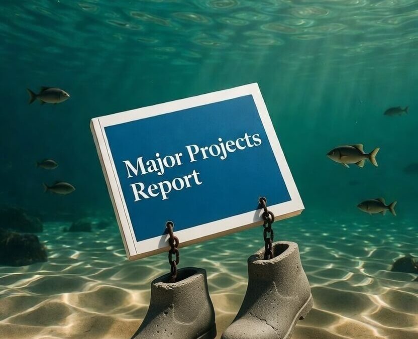 The tragic death of the Major Projects Report: a crime with 3 culprits & 27 million victims