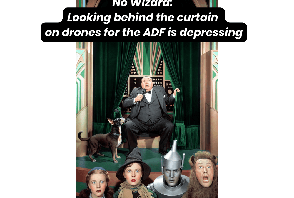 Behind the hoopla, the Government is leaving our military badly under-equipped in the drone era