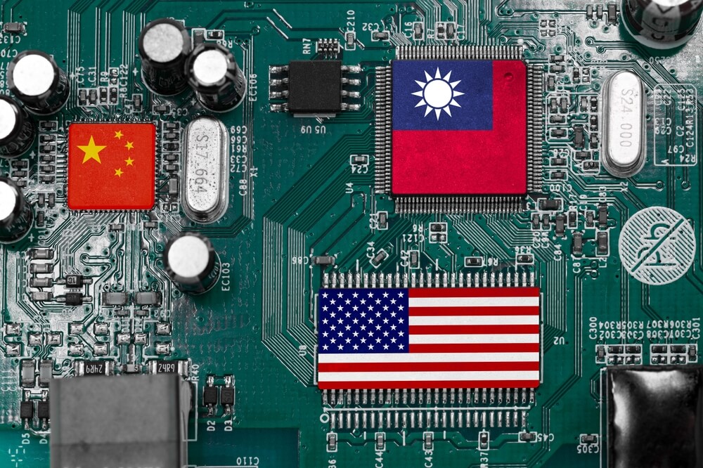 Taiwan US and China war and microchips