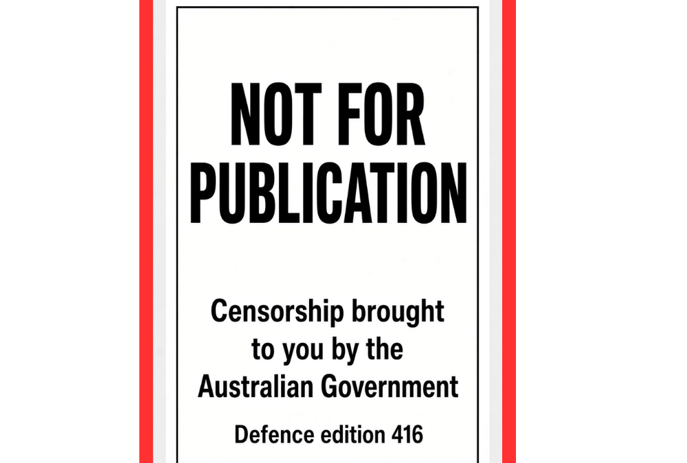 Transparently bad – Government censorship is damaging our defence and our democracy